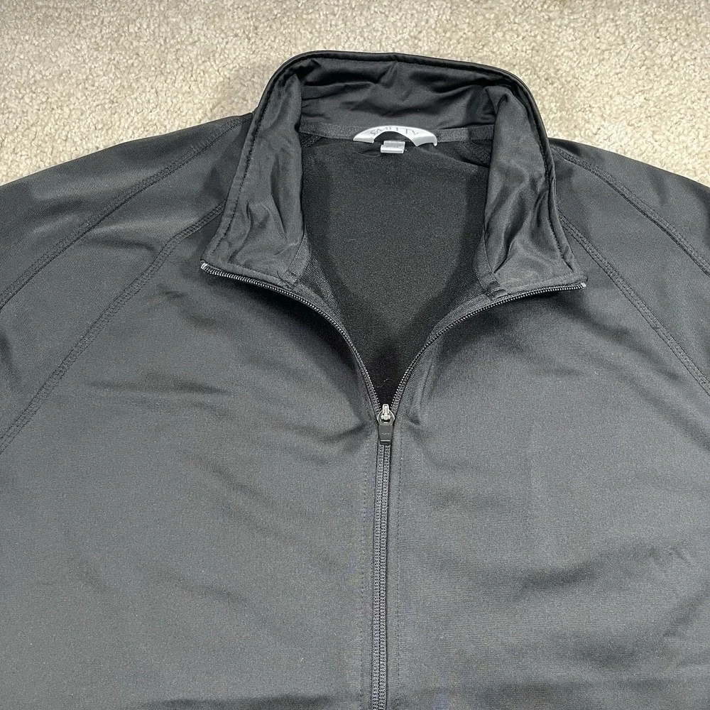 Smitty Men's Baseball Jacket Size XL Pullover And Full Zip Up Black Referee